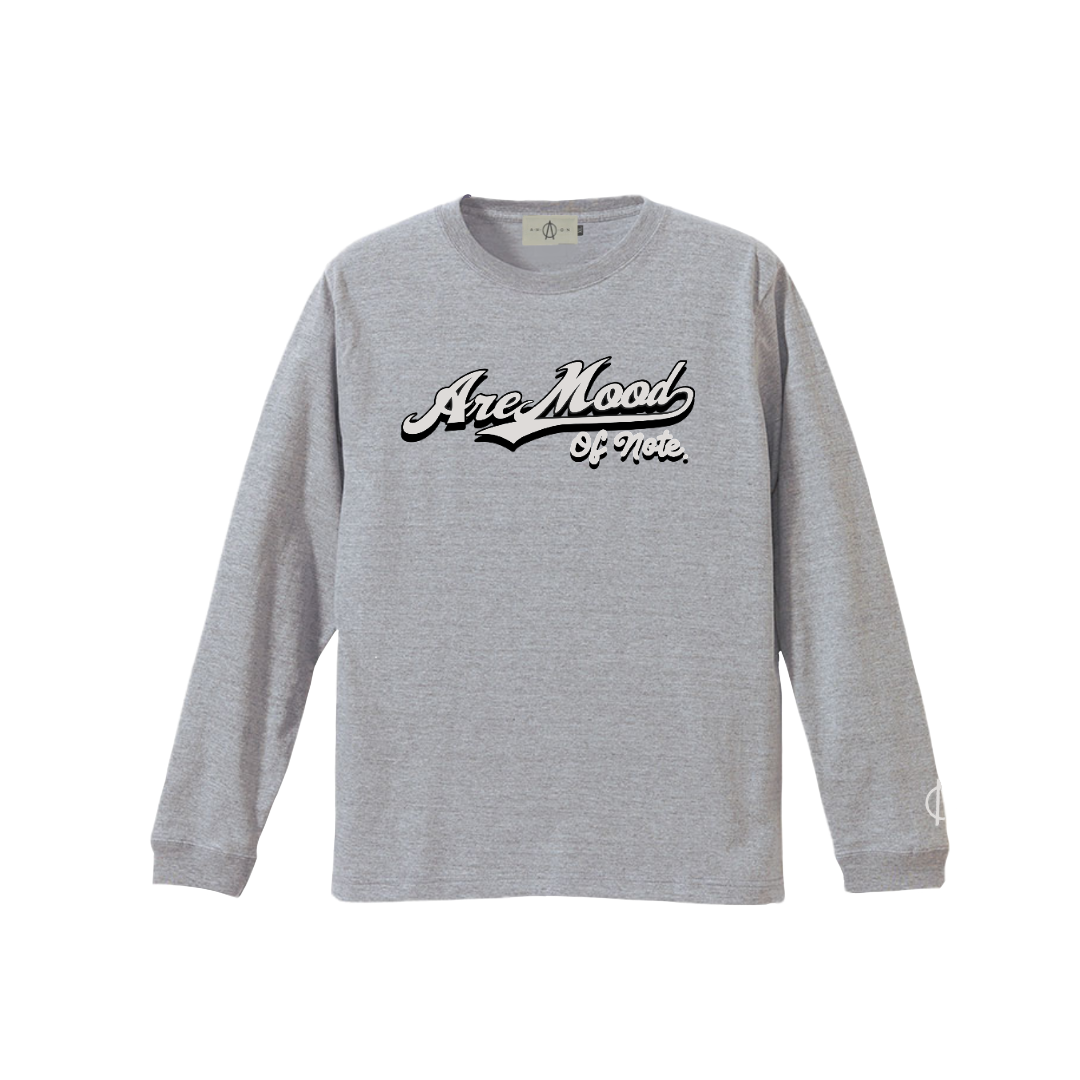 A.M.O.N Baseball logo Long Sleeve(GRAY)