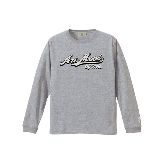 A.M.O.N Baseball logo Long Sleeve(GRAY)