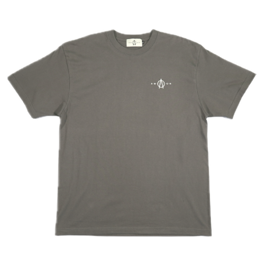 A.M.O.N logo TEE(DUSTY BLACK)