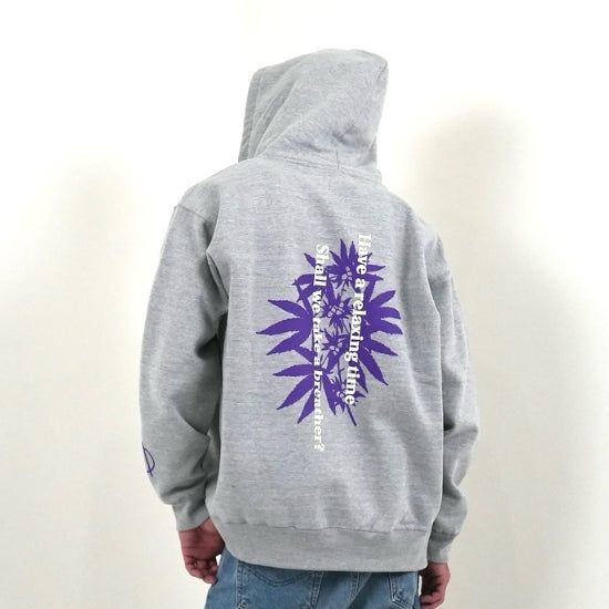 RELAXING SMOKE FULLZIP HOODIE(GRAY)