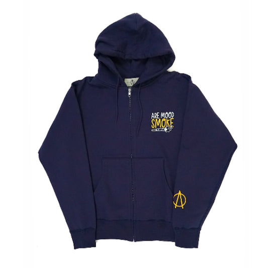RELAXING SMOKE FULLZIP HOODIE(NAVY)