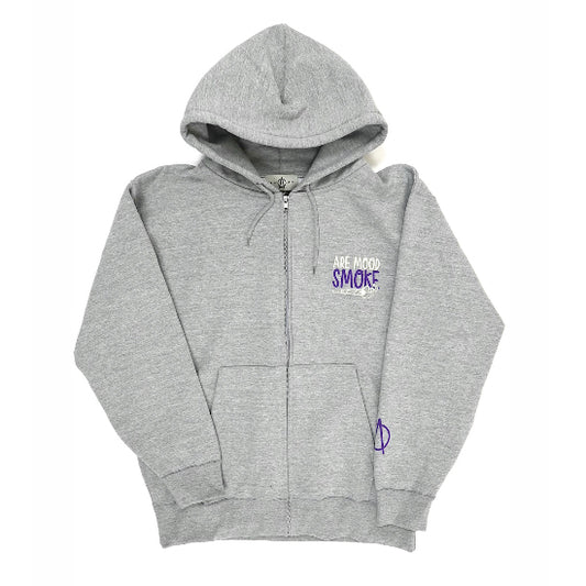 RELAXING SMOKE FULLZIP HOODIE(GRAY)
