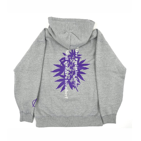 RELAXING SMOKE FULLZIP HOODIE(GRAY)