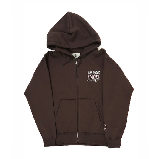 RELAXING SMOKE FULLZIP HOODIE(BROWN)