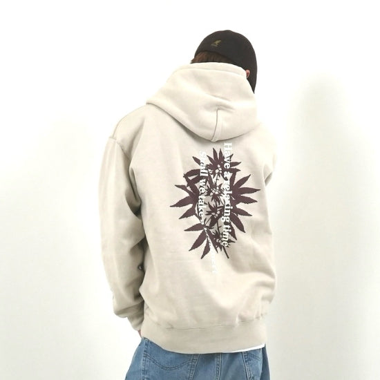 RELAXING SMOKE FULLZIP HOODIE(WARMSAND)