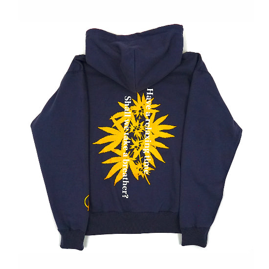 RELAXING SMOKE FULLZIP HOODIE(NAVY)