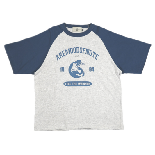 A.M.O.N Raglan TEE(NAVYBLUE)